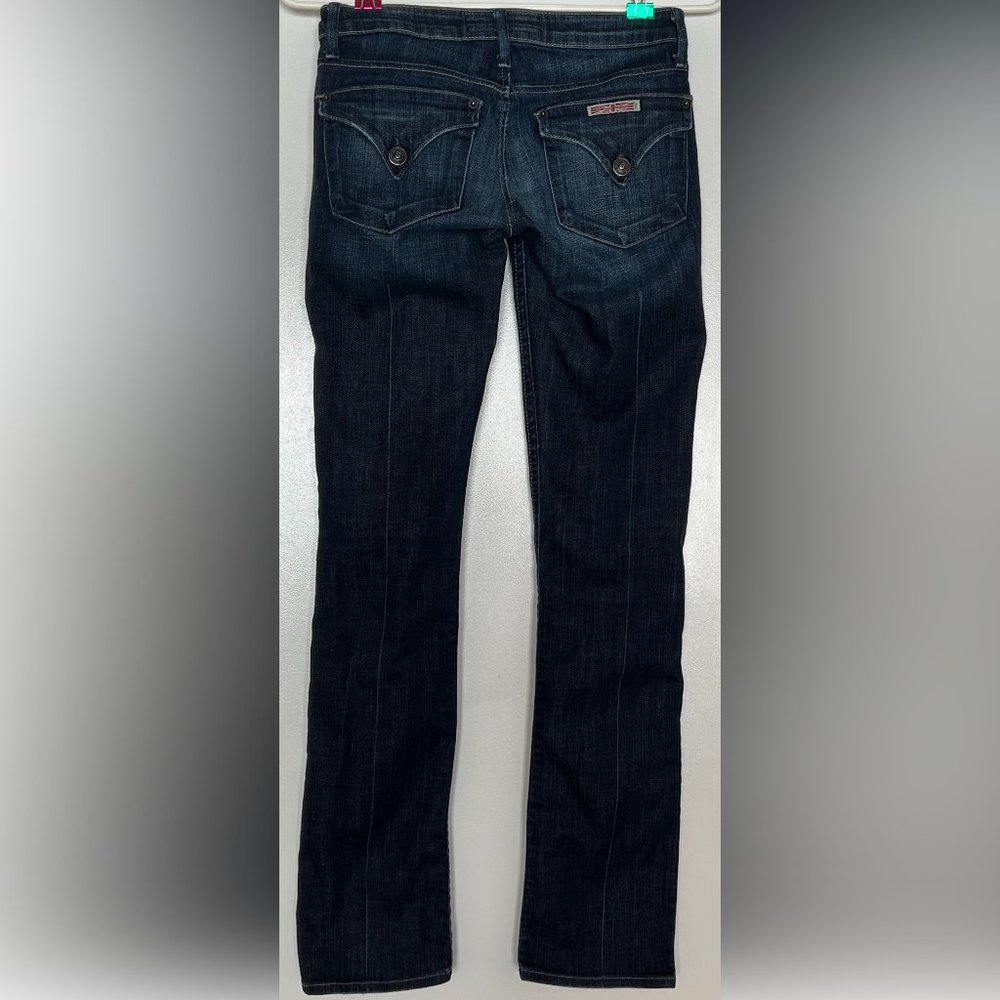 Hudson Women's Straight Leg Jeans 24 Denim Back Flap Pockets